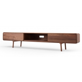 TV stolek Fawn lowboard 2 drawers walnut
